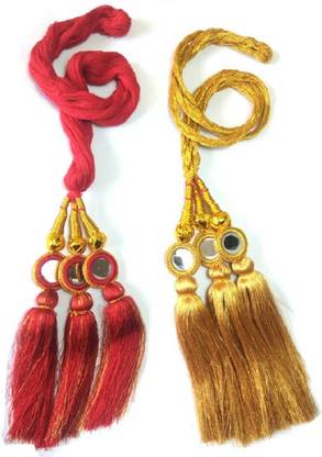 ONEX Paranda/Parandi Hair Accessory Braid Tassles, 2 Piece Braid Extension