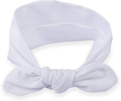 Baby Moo Bow Knot Headband - White Head Band