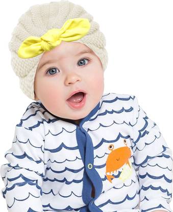 SYGA Baby Boy Girl Kids Hat Children RABIT Ears Warm Wool Hat 1-2 Years(Beige) Head Band