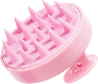 Etszaz Shampoo Brush Scalp Massager Hair Head Massage Scrubber Soft Silicone
