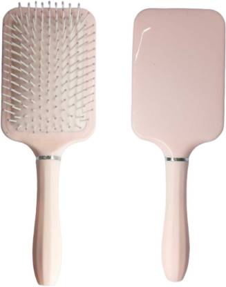 WECHARMERZ Large Square Paddle Brushes for Hair Brush Pink Color Pack Of 1