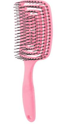 feelhigh Pink Detangling Brush, Dry and Wet Vented Detangler Hair Brush