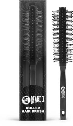 BEARDO Roller Volumizer Hair Brush for Smoothing & Volumizing| Mini Paddle Comb for Men