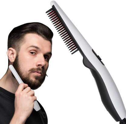 AKGENIC Electric Hair Staler V2 Beard Sideburns Mustache Comb and Straightener