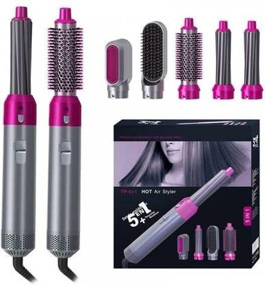 ए डी के एम पी टी वाई 5 in 1 Hair Dryer Brush and Volumizer, Detachable Hair Dryer Styler, One-Step