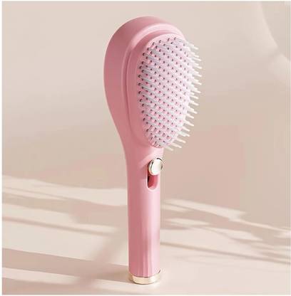 Kwaanie 2 in 1 self hair cleaning comb for women one click clening comb
