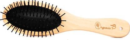 Organic B Oval Paddle Hairbrush |Nylon Bristles| Small