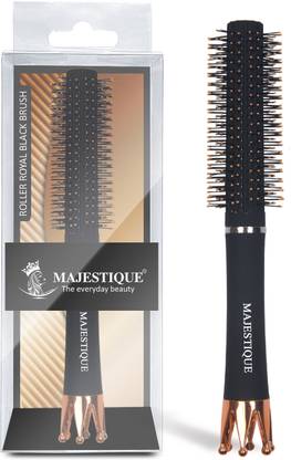 MAJESTIQUE Round Brush for Blow Drying is perfect Exclusive Crown Handle