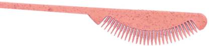 Lyla Double Sided Edge Control Hair Brush Comb Combo Hair Styling Tool pink