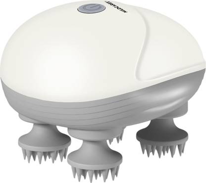 MildCares Rechargeable Scalp Massager | 4 Rotating Nodes | For Hair Growth & Stress Relief