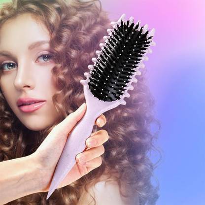 VALTUJA Curly Hair Comb, Curl Defining Brush, Hair Styling Brush