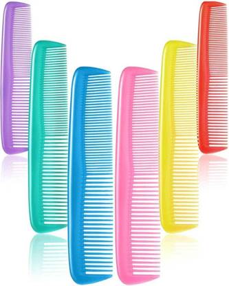 pisco Multicolour Hair Comb Pack Of 6