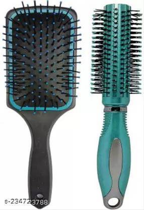 FITBYTE Hair brush Men , Women and Black plastic Paddle comb