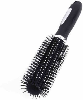 RAPIK PROFESSIONAL ROUND HAIR COMB WITH FLEXIBLE NYLON BRISTLES FOR HAIR STYLING