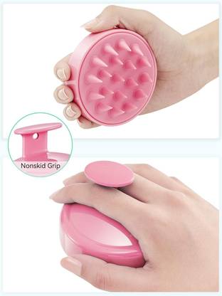 DXDT Scalp Massager,Shampoo Brush, scalp Scrubber With Soft Silicon Bristles