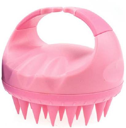 ZUCLLIN Shampoo Brush Silicon Scalp Massager Hair Brush Wet Dry Comb Head Scrubber 100% Comfortable for All Hair Improve Blood Circulation - LIGHT PINK