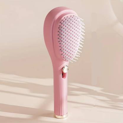 Gryty Self-Cleaning Massage Comb, Self Cleaning Hair Brush, Women's Hair Styling Tool
