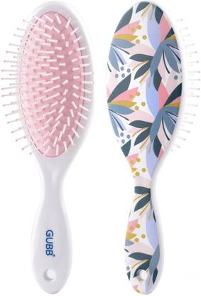 GUBB Tropical Bloom Oval Hair Brush for Men & Women For Everyday Grooming