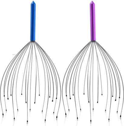 मिस हॉट Hand Held Multipurpose Relaxer Head Neck Scalp Massage Head Scalp Massager 2 Pc
