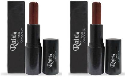 Rain HERBAL Hair Color Touch Up Stick | Beauty Hair Color Stick for Men & Women | Pack of 2 , Brown