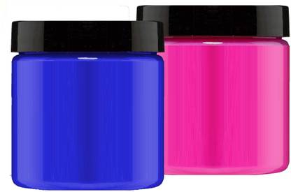 EVERERIN Easy Wash Out Hair Color Instant Temporary Hairstyle Cream , Ash Pink, Ash Blue