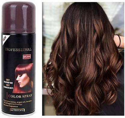 Arcanuy original Temporary Brown Hair Color Spray , brown