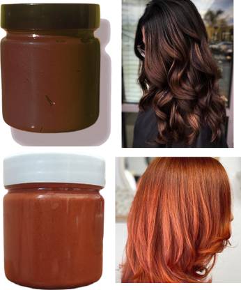 GABBU MEN & WOMEN HAIR WAX STYLING TEMPORARY BROWN & COPPER HAIR COLOR WAX , BROWN, COPPER