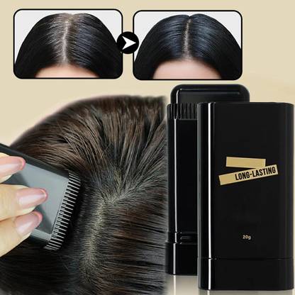 OSUFI Fast-Acting Comb-Over Dye, 2-in-1 Touch-Up Comb, Safe and Convenient Comb , BLACK