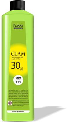 Klooks Hair color Developer 30 volume 9% 500ml, Ammonia Free, Best with a Hair Colour , Green