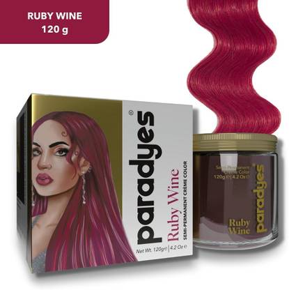 Paradyes Ammonia Free Semi Permanent Hair Color 120gm jar only Ruby Paradyes Ammonia Free Semi Permanent Hair Color 120gm jar only Ruby