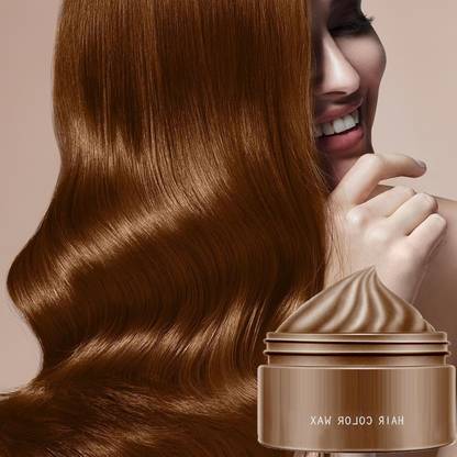 luzimaisa Best One-time Hair Color Wax Pomade Unisex Temporary Color Cream , brown
