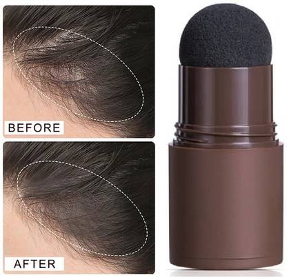 MYEONG Black Color Long Lasting Buildable Eyebrow Makeup Hair Liner Powder Bhanu Hair Loss Concealer in seconds Hair Volumizer Powder