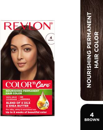 Revlon Color N Care Permanent Hair Color Cream , 4 Brown