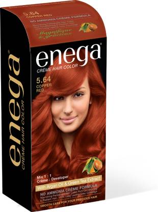 enega Copper Red Hair Color 60 ML , Copper Red