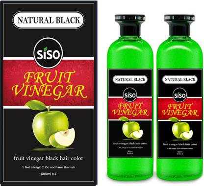 SISO FRUIT VINEGAR HAIR DYE , BLACK