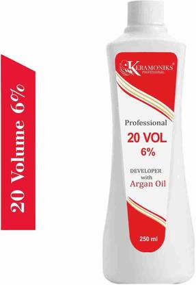 KERAMONIKS PROFESSIONAL Developer Cream 6% 20 Volume , Keratin Perfect Blend & Uniformity , Hair Developer With Argan Oil