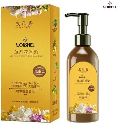 LORSHEL Japanese Hair Dye Shampoo Hair Health Now Guaranteed , Black