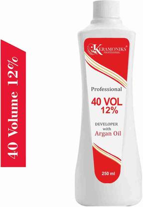 KERAMONIKS PROFESSIONAL Developer Cream 12% 40 Volume , Keratin Perfect Blend & Uniformity , Hair Developer With