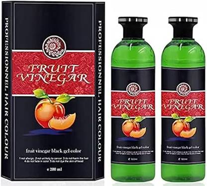 Sundhi FRUIT VINEGAR HAIR GEL bottles , BLACK , , BLACK