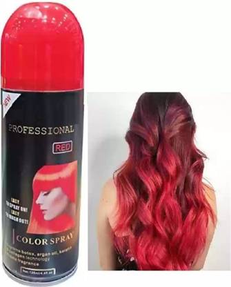 AFARAXIA Professional Hair Color Spray Red Shimmery Shiny/- , red