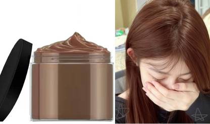 GULGLOW99 Hair Color Wax Magic Master Keratin Temporary Hairstyle Cream , BROWN