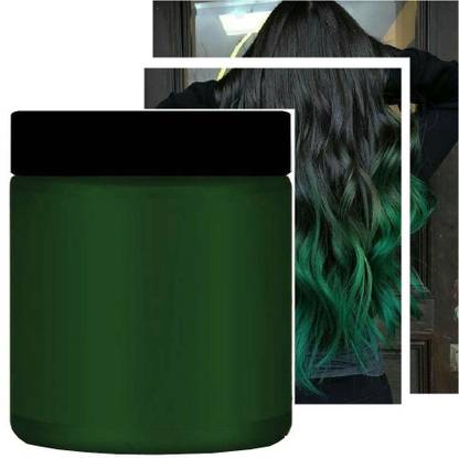 MYEONG Dark Green Hair Colour, Styling Hair Tone for Men Women , Dark Green