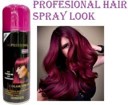 REIMICHI Temporary Hair Dye DIY Hair Color Spray Hair Spray Liquid for Both Men and Women , VIOLET