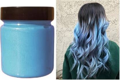 DARYUE Temporary Hair Color Wax, Washable Hair Color Wax , Sky Blue