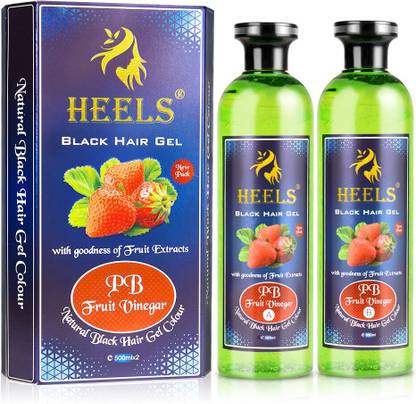 heels HAIR GEL 500*2 , BLACK