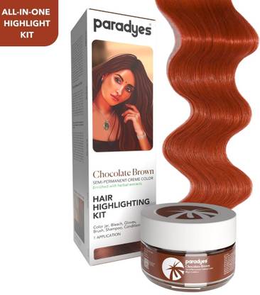Paradyes Chocolate Brown Highlighting Kit 100 gm , Chocolate Brown