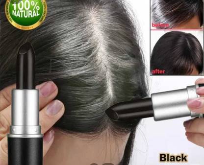 LACASA BEAUTY CARE One Time Hair Dye Pen Black Coverage Hair Color Modify Stick Tools , BLACK