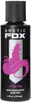 Arctic Fox Semi Permanent Hair Color Dye 4 Ounce (Virgin Pink) , Virgin Pink