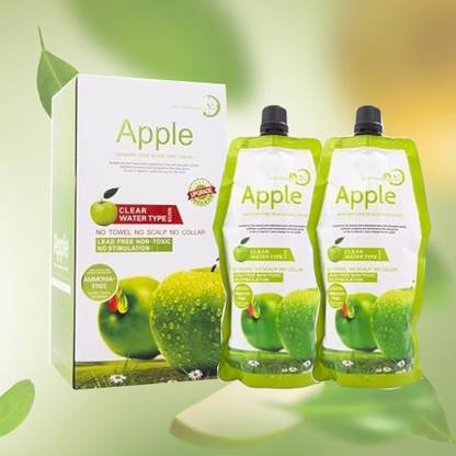 VRPROFESSIONAL Apple Ammonia-Free Black Hair Dye Cream , GREEN WHITE