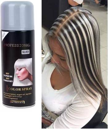 Jiwoo Long hair colour spary for all hair type , SILVER